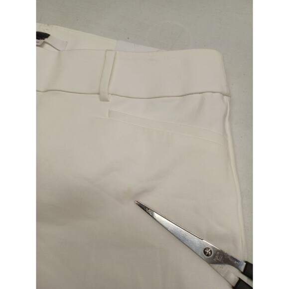 LOFT The Riviera cropped Pant Ivory Cream Sz 8 NWT - Picture 3 of 6